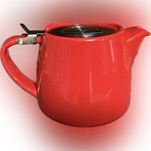 Small Red Porcelain FORLIFE Teapot